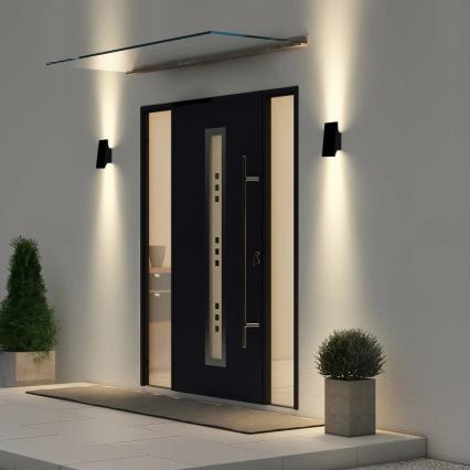 Viking - Aplique solar de pared LED regulable LED/1,5W/3,7V IP65 4000K 2000 mAh