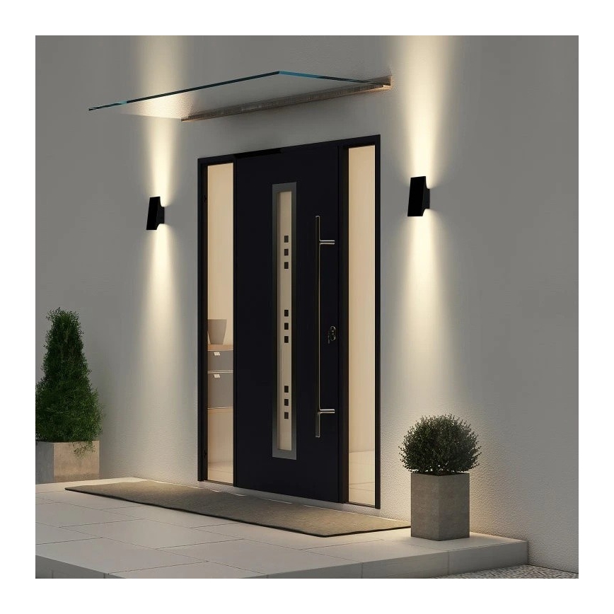 Viking - Aplique solar de pared LED regulable LED/1,5W/3,7V IP65 4000K 2000 mAh