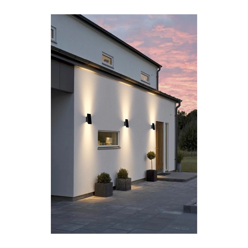 Viking - Aplique solar de pared LED regulable LED/1,5W/3,7V IP65 4000K 2000 mAh