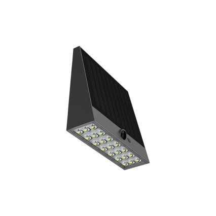 Viking - Aplique solar de pared LED regulable con sensor LED/2W/3,7V IP54 4000K 2000 mAh