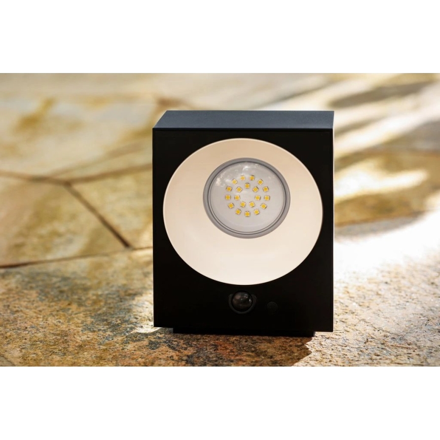 Viking - Aplique solar LED regulable para pared con sensor LED/2W/3,7V IP65 4000K 2000 mAh