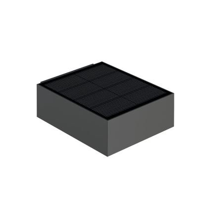 Viking - Aplique solar LED regulable para pared con sensor LED/2W/3,7V IP65 4000K 2000 mAh