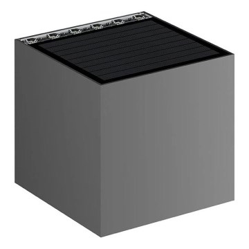 Viking - Aplique solar de pared LED regulable LED/1W/3,7V IP54 4000K 2000 mAh