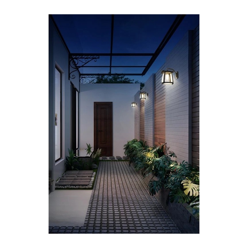 Viking - Aplique solar de pared LED regulable LED/2W/3,7V IP54 4000K 2000 mAh