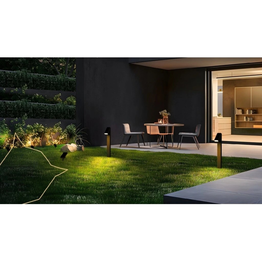 Viking - Lámpara solar LED/1,4W/3,7V IP65 3000K