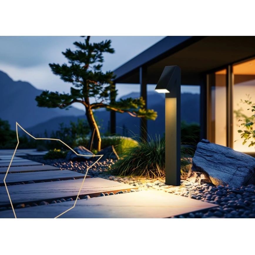 Viking - Lámpara solar LED/1,4W/3,7V IP65 3000K