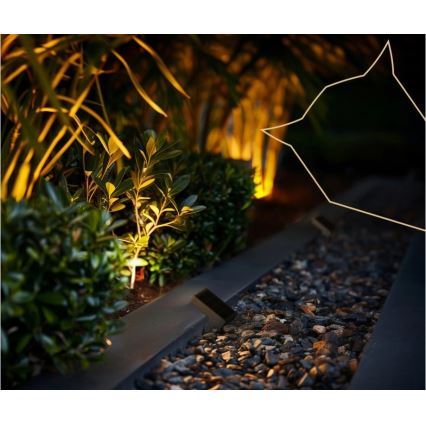 Viking - Lámpara solar LED/1,4W/3,7V IP65 3000K