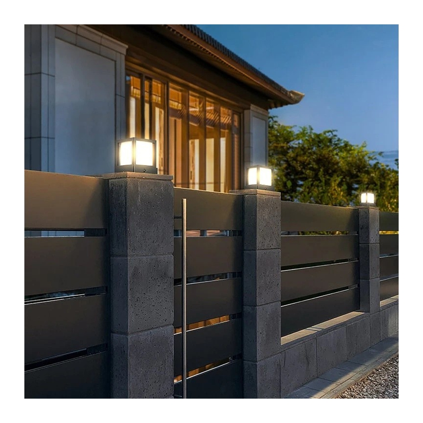 Viking - Lámpara solar LED con sensor LED/1,4W/3,7V IP54 4000K 2000 mAh