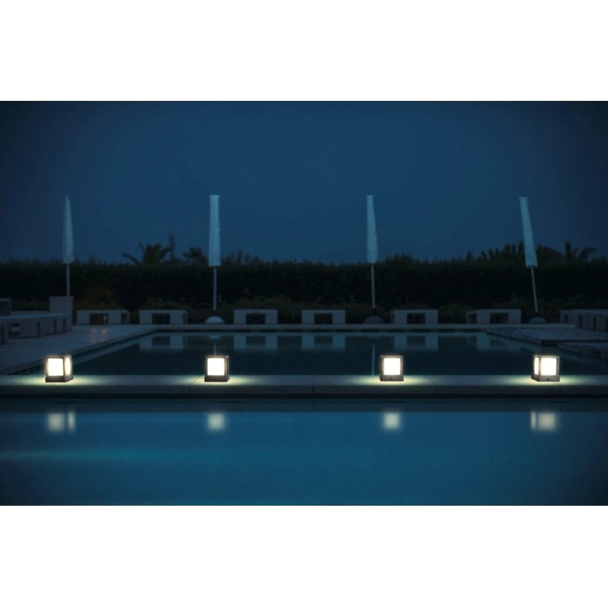 Viking - Lámpara solar LED con sensor LED/1,4W/3,7V IP54 4000K 2000 mAh