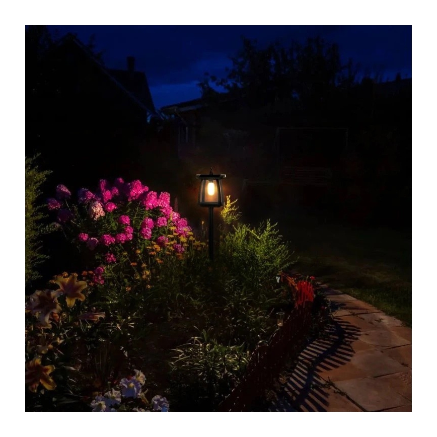 Viking - Lámpara solar LED con sensor LED/2W/3,7V IP54 4000K 2000 mAh