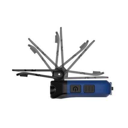 Viking - Linterna recargable LED regulable con sensor y luz roja LED/5V IPX4 200 lm 500 mAh