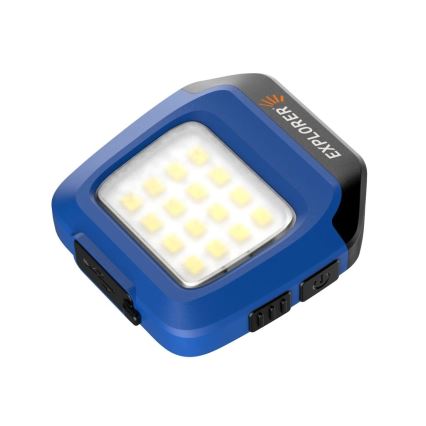Viking - Linterna recargable LED regulable con sensor y luz roja LED/5V IPX4 200 lm 500 mAh