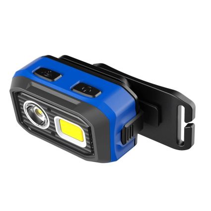 Viking - Linterna frontal LED recargable y regulable con sensor, 5V, IPX4, 400 lm, 3xAAA/1000 mAh