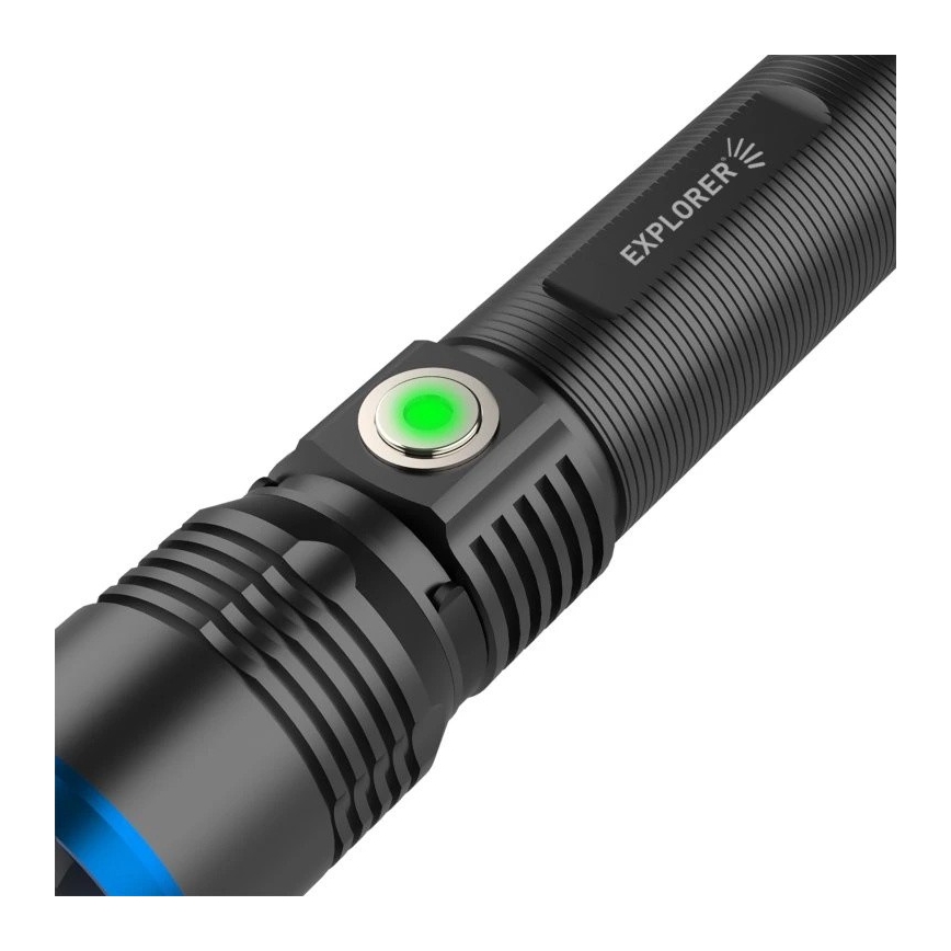 Viking - Linterna LED recargable regulable LED/5V IPX3 600 lm 2600 mAh