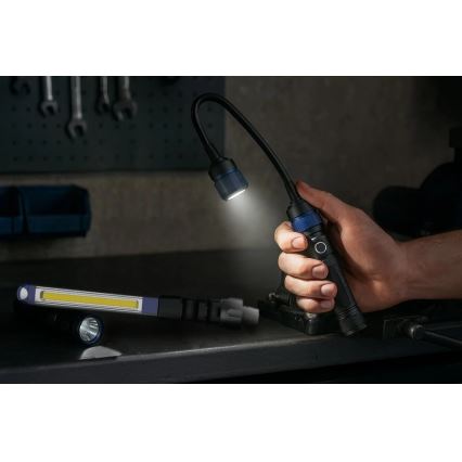 Viking - Linterna recargable LED regulable 3 en 1 LED/5V IPX4 380 lm 2200 mAh