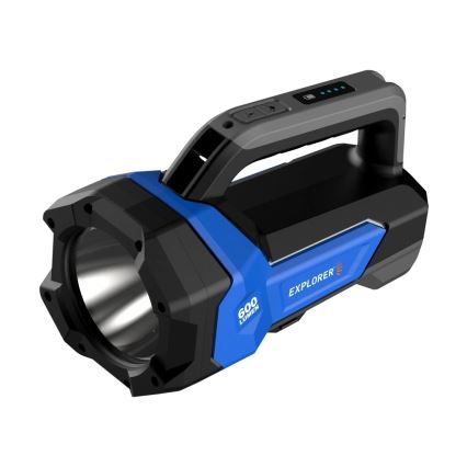 Viking - Linterna recargable LED regulable LED/5V IPX4 1000 lm 8000 mAh