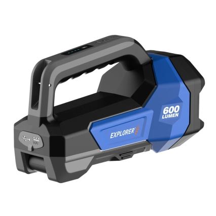 Viking - Linterna recargable LED regulable LED/5V IPX4 1000 lm 8000 mAh