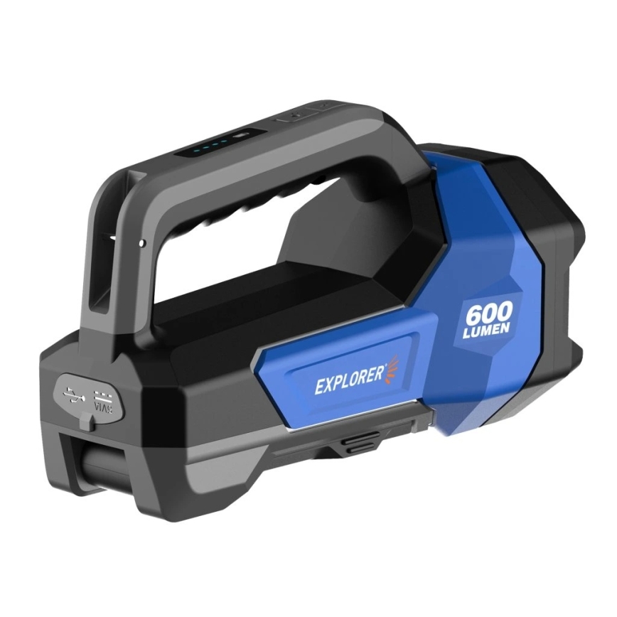 Viking - Linterna recargable LED regulable LED/5V IPX4 1000 lm 8000 mAh