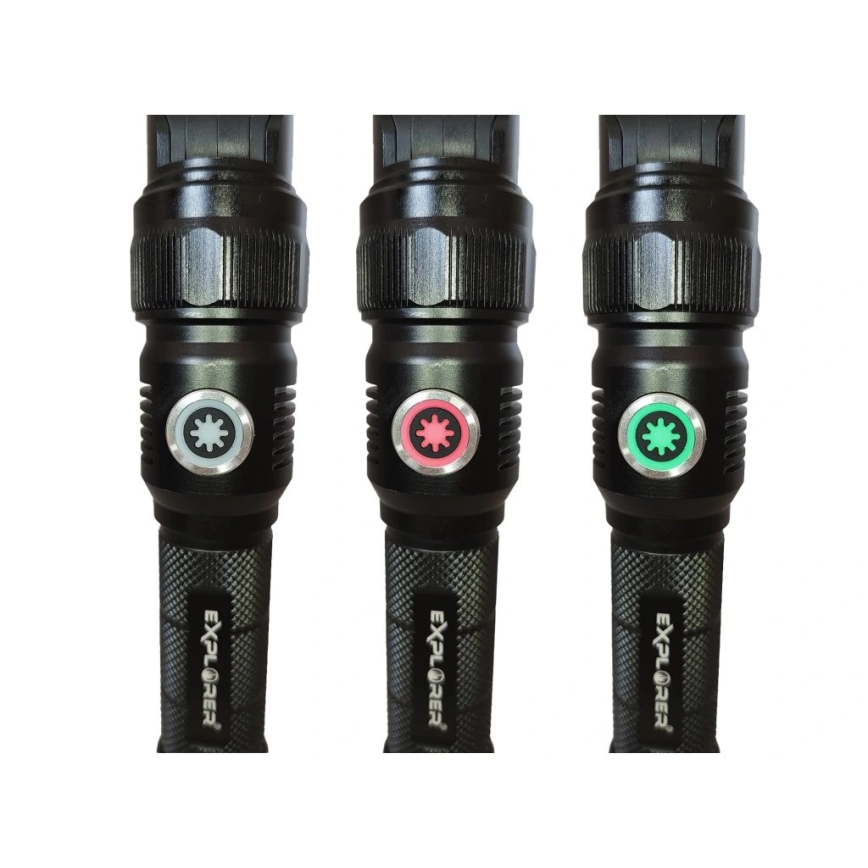 Viking - Linterna recargable LED regulable LED/5V IPX4 1200 lm 5000 mAh