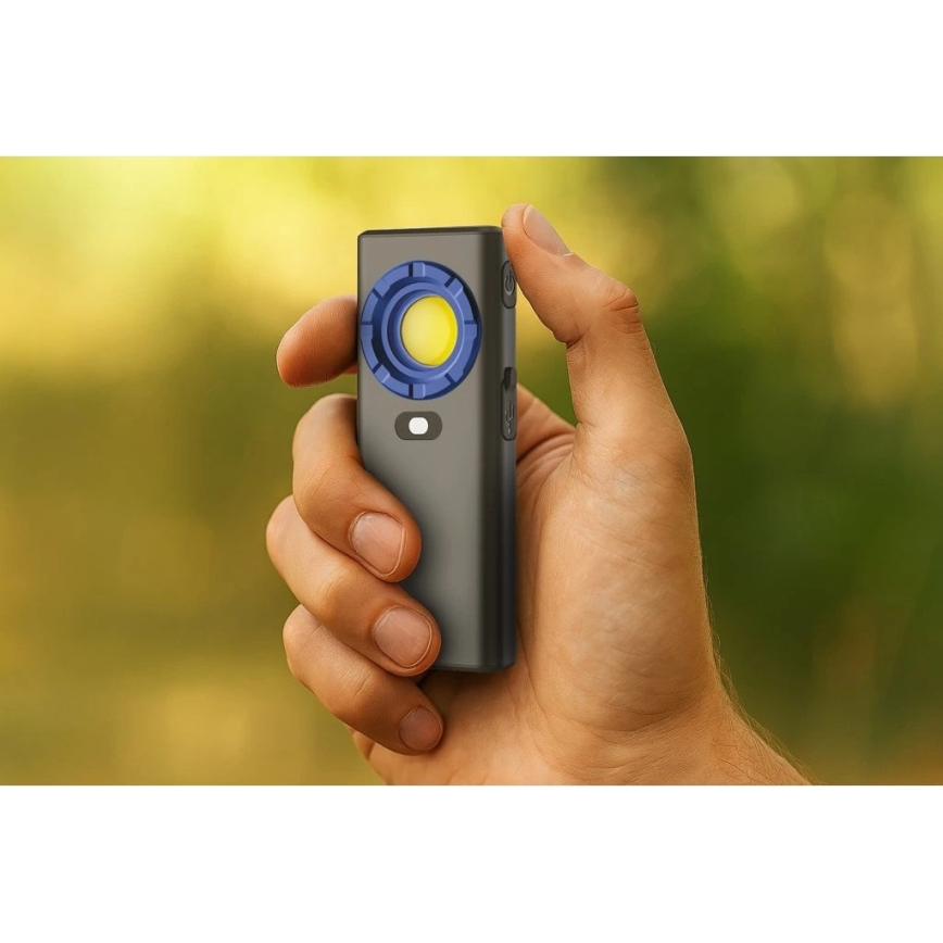 Viking - Linterna recargable LED regulable LED/5V IPX7 1200 lm 2000 mAh