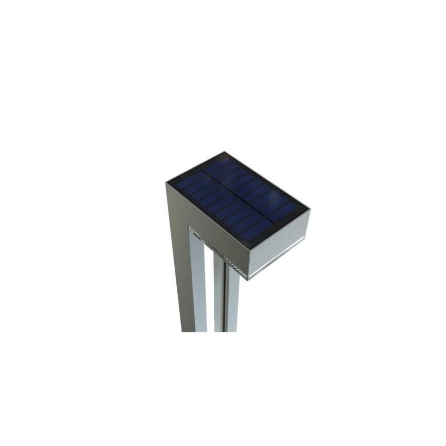 Viking - Pack de 2 lámparas solares LED 1 W / 3,7 V IP44, 3000 K, 2000 mAh