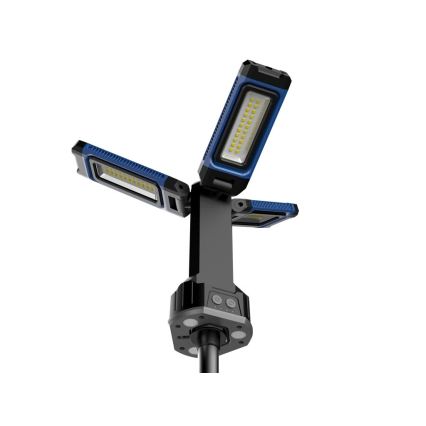 Viking - Reflector LED recargable con soporte 3xLED/5V IPX4 4500 lm 4000 mAh