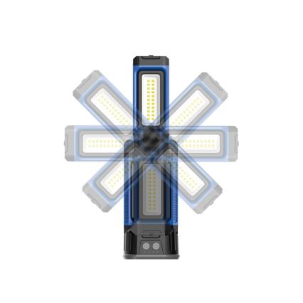 Viking - Reflector LED recargable con soporte 3xLED/5V IPX4 7000 lm 4000 mAh