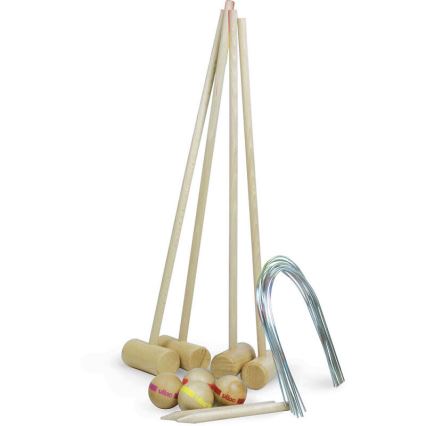 Vilac - Croquet para 4 jugadores con bolsa