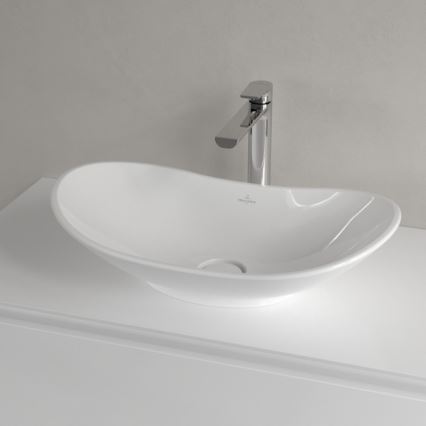 Villeroy & Boch 411060R1 - Lavabo para encimera MY NATURE 61 x 36 cm cerámica/blanco