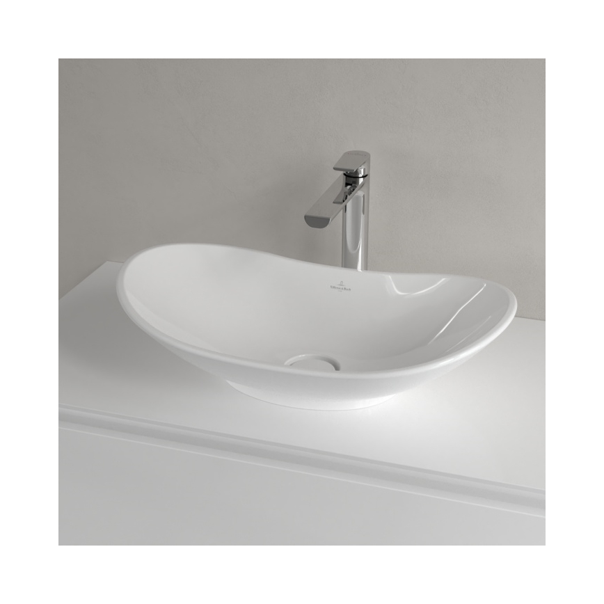 Villeroy & Boch 411060R1 - Lavabo para encimera MY NATURE 61 x 36 cm cerámica/blanco
