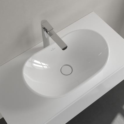 Villeroy & Boch 411060R1 - Lavabo para encimera MY NATURE 61 x 36 cm cerámica/blanco
