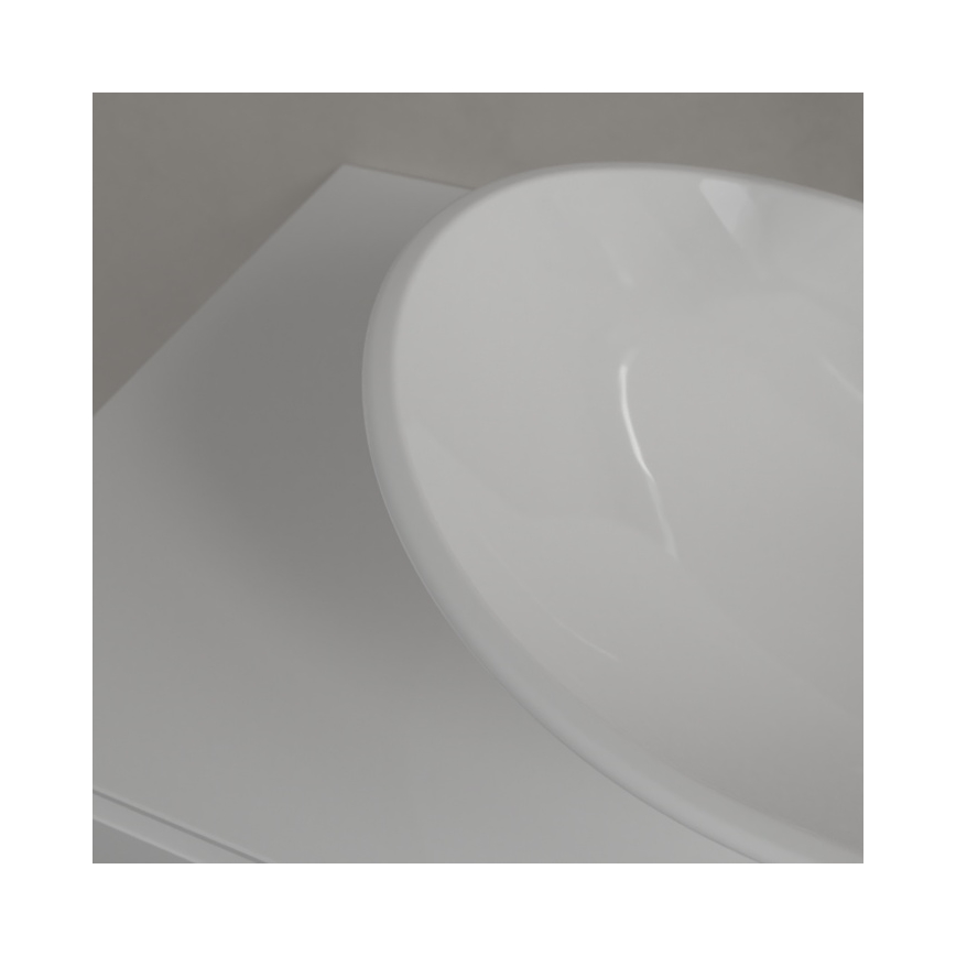 Villeroy & Boch 411060R1 - Lavabo para encimera MY NATURE 61 x 36 cm cerámica/blanco