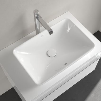 Villeroy & Boch 41135501 - Lavabo de encimera VENTICELLO 55,5x36 cm cerámica/blanco