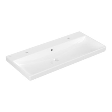 Villeroy & Boch 4156A401 - Lavabo suspendido AVENTO 100x47 cm cerámica/blanco