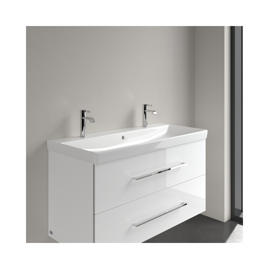Villeroy & Boch 4156A401 - Lavabo suspendido AVENTO 100x47 cm cerámica/blanco