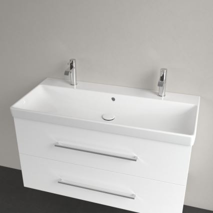 Villeroy & Boch 4156A401 - Lavabo suspendido AVENTO 100x47 cm cerámica/blanco