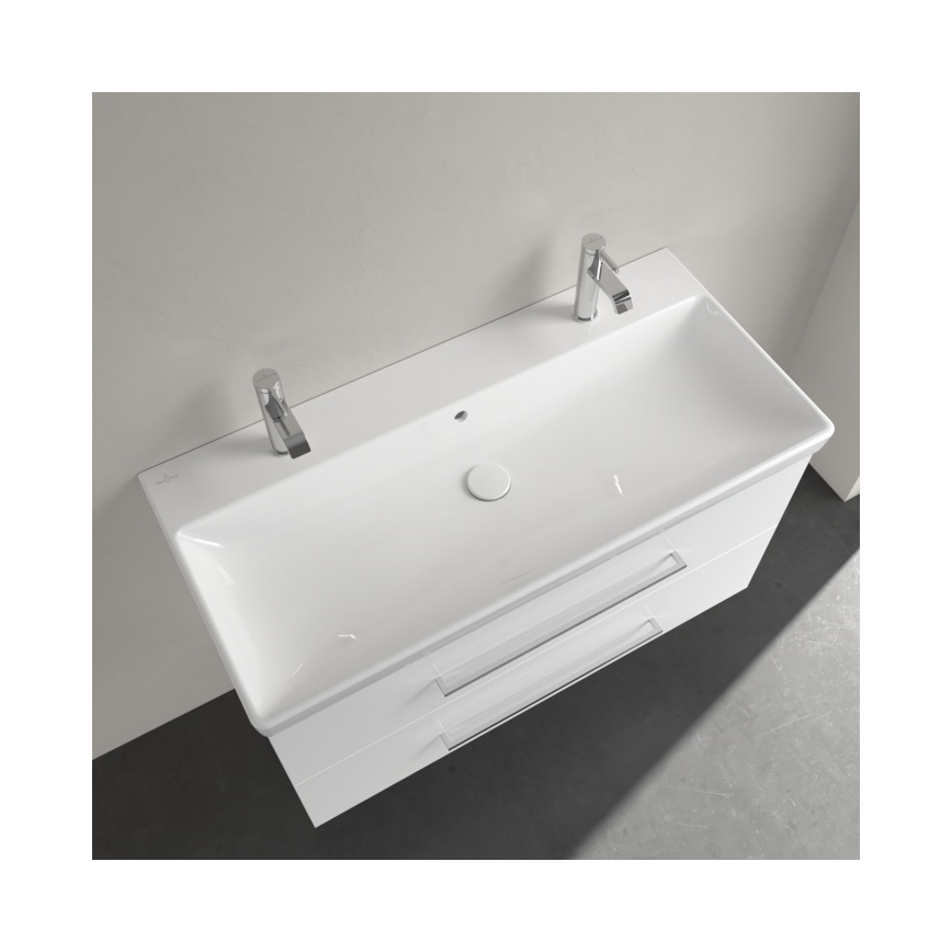 Villeroy & Boch 4156A401 - Lavabo suspendido AVENTO 100x47 cm cerámica/blanco