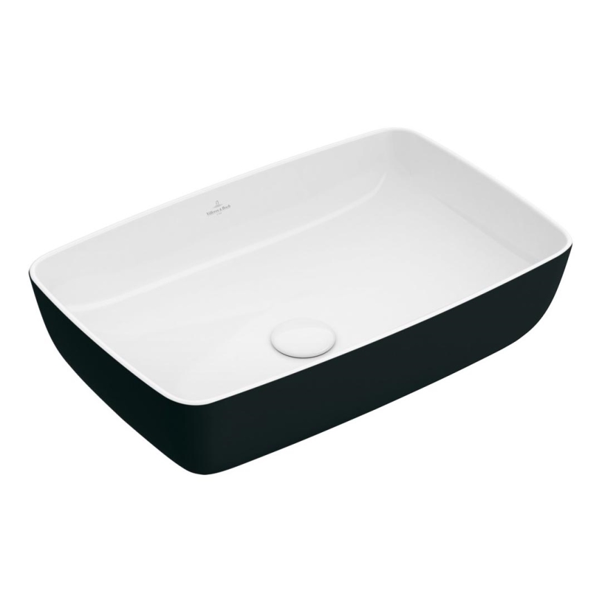 Villeroy & Boch 417258BCT8 - Lavabo para encimera ARTIS 58x38,5 cm cerámica/negro