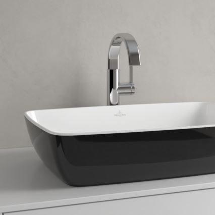 Villeroy & Boch 417258BCT8 - Lavabo para encimera ARTIS 58x38,5 cm cerámica/negro