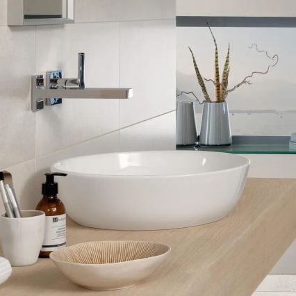 Villeroy & Boch 41794301 - Lavabo de sobreencimera ARTIS Ø 43 cm, cerámica, blanco
