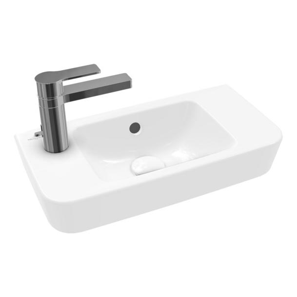 Villeroy & Boch 4342L501 - Lavabo suspendido O.NOVO 50x25 cm cerámica/blanco