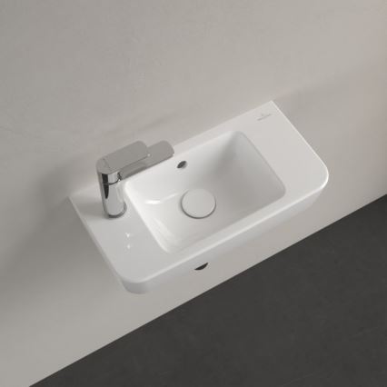 Villeroy & Boch 4342L501 - Lavabo suspendido O.NOVO 50x25 cm cerámica/blanco