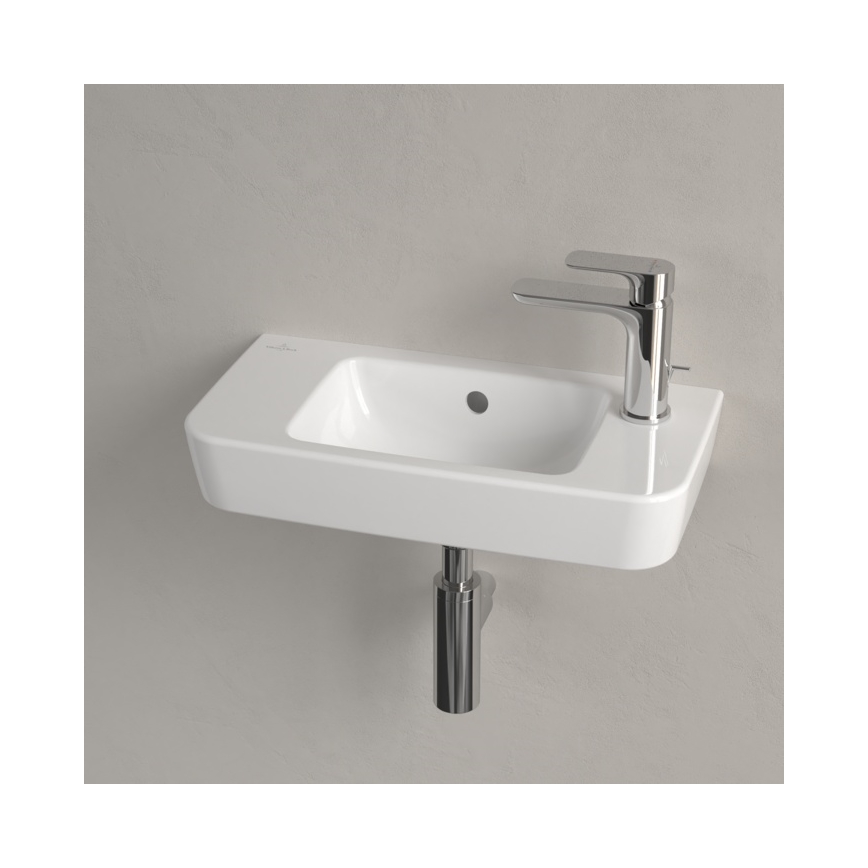 Villeroy & Boch 4342R501 - Lavabo suspendido O.NOVO 50x25 cm cerámica/blanco