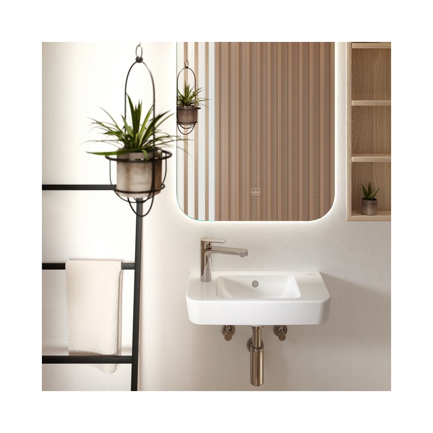 Villeroy & Boch 4342R501 - Lavabo suspendido O.NOVO 50x25 cm cerámica/blanco