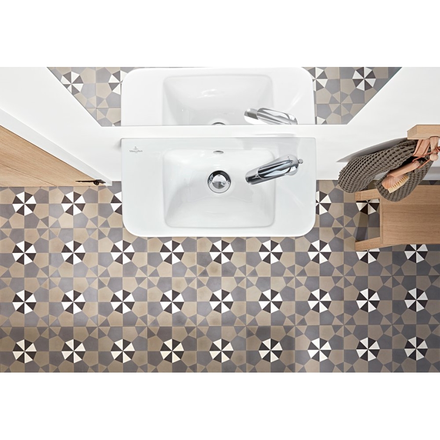 Villeroy & Boch 43445001 - Lavabo suspendido O.NOVO 50 x 37 cm cerámica/blanco