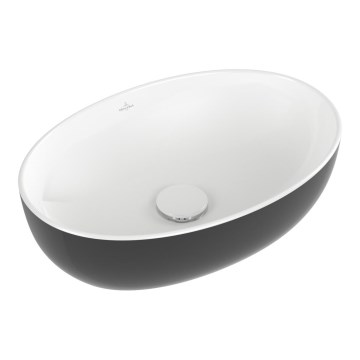 Villeroy & Boch 438848BCT8 - Lavabo empotrado ARTIS 48x32,5 cm cerámica/negro