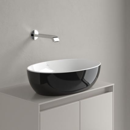 Villeroy & Boch 438848BCT8 - Lavabo empotrado ARTIS 48x32,5 cm cerámica/negro
