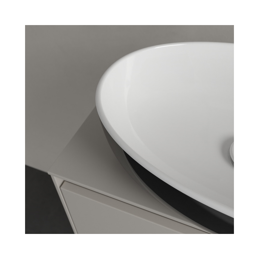 Villeroy & Boch 438848BCT8 - Lavabo empotrado ARTIS 48x32,5 cm cerámica/negro
