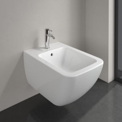 Villeroy & Boch 441100R1 - Bidé mural VENTICELLO cerámica/blanco