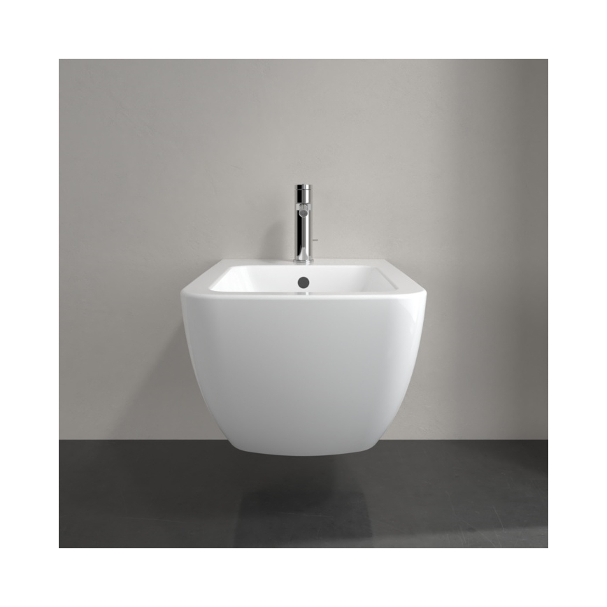 Villeroy & Boch 441100R1 - Bidé mural VENTICELLO cerámica/blanco